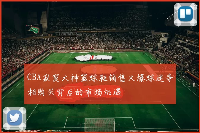 CBA寂寞大神篮球鞋销售火爆球迷争相购买背后的市场机遇